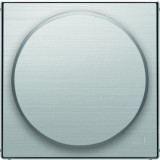 Светорегулятор поворотно-нажимной для LED (светодиодный), 4-100 Вт/ВА ABB Sky, нержавеющая сталь