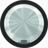 Кабельный вывод ABB Skymoon, черное стекло 8107 - 8607 CN