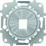Розетка компьютерная одинарная RJ45 5 кат. ABB Skymoon, хром 2018.5 - 8618.1 CR