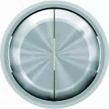 Выключатель двухклавишный ABB Skymoon, 10 А, хром 8111 - 8611 CR