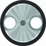 Розетка TV-R/SAT проходная ABB Skymoon, черное стекло 8151.8 - 8650 CN