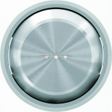 Переключатель одноклавишный с подсветкой ( c 2-х мест) ABB Skymoon, 10 А, хром 8102 - 6192 BL - 8601.3 CR