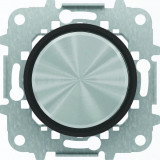 Заглушка с суппортом ABB Skymoon, черное стекло 8600 CN