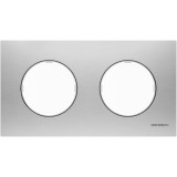 Рамка двойная ABB Skymoon, 8672 OX, нержавеющая сталь