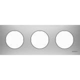 Рамка тройная ABB Skymoon, 8673 OX, нержавеющая сталь