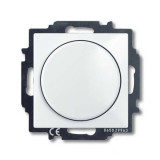 Светорегулятор Busch-Dimmer 60-400 Вт проходной ABB Basic 55, белый