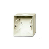 Коробка одинарная для открытого монтажа, ABB Basic 55, слоновая кость