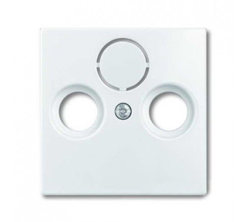 Розетка ТВ + радио проходная ABB Basic 55, белый