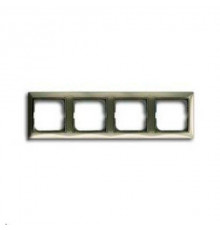 Рамка четырехместная ABB Basic 55, maison бежевая