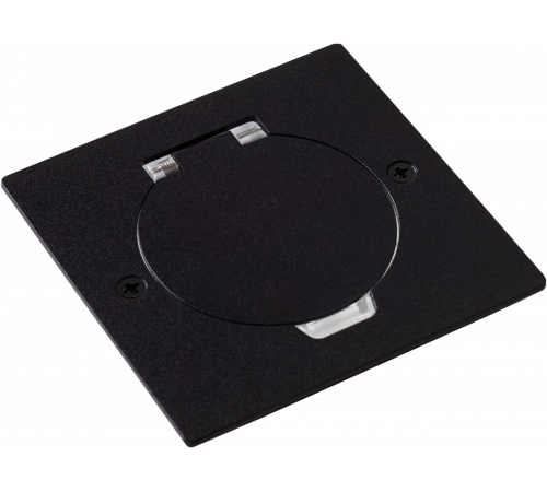 Donel Лючок Surface 2 мод. (1 мод. 45х45 мм.), круглая крышка, антрацит, IP44