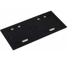 Donel Лючок Surface 4 мод. (2 мод. 45х45 мм.), антрацит, IP44