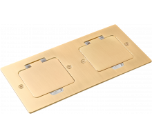 Donel Лючок Surface 4 мод. (2 мод. 45х45 мм.), золото, IP44