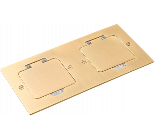 Donel Лючок Surface 4 мод. (2 мод. 45х45 мм.), золото, IP44