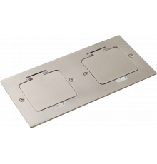 Donel Лючок Surface 4 мод. (2 мод. 45х45 мм.), никель, IP44