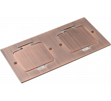 Donel Лючок Surface 4 мод. (2 мод. 45х45 мм.), красная медь, IP44