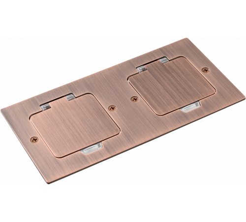 Donel Лючок Surface 4 мод. (2 мод. 45х45 мм.), красная медь, IP44