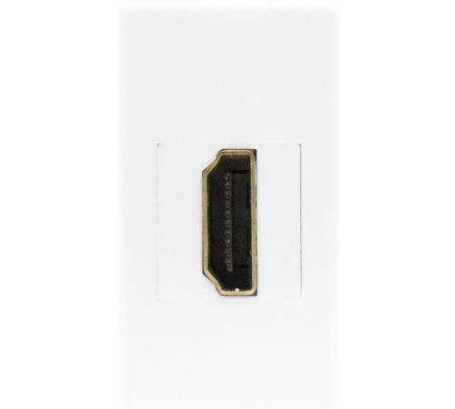 Розетка HDMI, 1мод., бел. (22.5х45мм) DECF29W