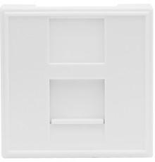 Donel Розетка DEC RJ45 UTP кат.5e, 2мод., бел. (45х45мм), серия (тип) DEC