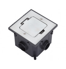 SimplyConnect Люк IP44 с 1 розеткой 120901 NL Никель