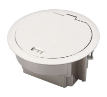 SimplyConnect Люк IP65 серебро на 2 розетки и 2 модуля 45х22,5 мм. 120102 SR