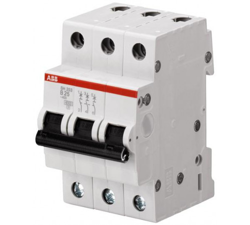 ABB Выключатель автоматический 3-полюсной SH203 B 13 2CDS213001R0135