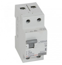 Legrand УЗО RX3 ВДТ 100мА 25А 2П AC 402028