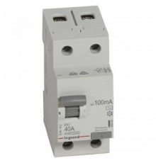 Legrand УЗО RX3 ВДТ 100мА 40А 2П AC 402029