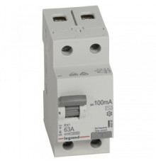 Legrand УЗО RX3 ВДТ 100мА 63А 2П AC 402030