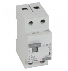 Legrand УЗО RX3 ВДТ 30мА 40А 2П A 402037