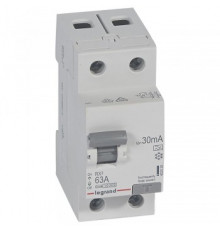 Legrand УЗО RX3 ВДТ 30мА 63А 2П A 402038