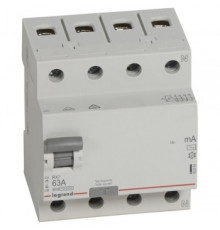Legrand УЗО  RX3 ВДТ 100мА 63А 4П AC 402068 