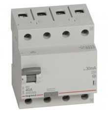 Legrand УЗО RX3 ВДТ 30мА 40А 4П A 402075