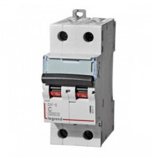 Legrand 407271 Авт.выкл.DX3-E C2 2П 6000/6kA