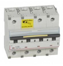 Legrand 409363 Авт.вкл.DX3 4П C100A 10kA/16kA