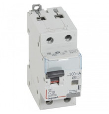 Legrand 411022 АВДТ DX3 1П+Н C10А 300MA-AC
