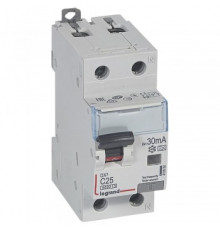 Legrand 411052 АВДТ DX3 1П+Н C25А 30MA-A
