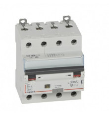 Legrand 411186 АВДТ DX3 4П C16А 30MA-AC