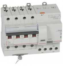 Legrand 411190 АВДТ DX3 4П C40А 30MA-AC 7м