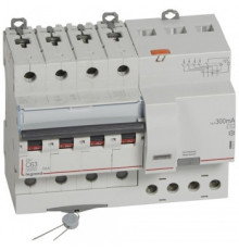 Legrand 411211 АВДТ DX3 4П C63А 300MA-AC 7м