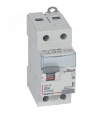 Legrand УЗО 411507 ВДТ DX3 2П 80А 30мА-AC