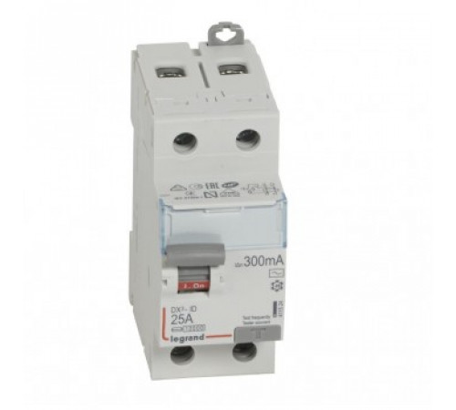 Legrand УЗО 411524 ВДТ DX3 2П 25А 300мА-AC
