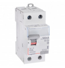 Legrand УЗО 411584 ВДТ DX3 2П 63А 300мА-A-S