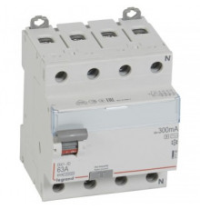 Legrand УЗО 411746 ВДТ DX3 4П 63А ACS 300мА N спр