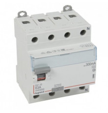 Legrand УЗО 411781 ВДТ DX3 4П 63А A 300мА N справ