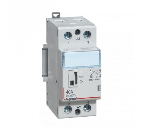  Legrand 412545 CX3 Кон.230V 2НО 40А с руч.уп.