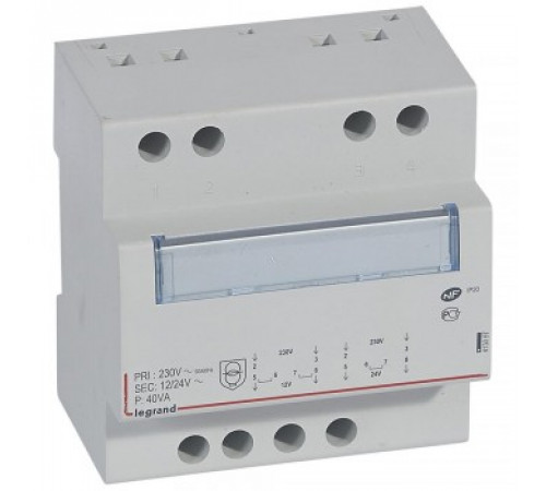  Legrand 413097 CX3Трансформатор безоп-ти 230В/12-24В 40Ватт