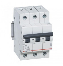 Legrand 419708 RX3 Авт.выключатель 4,5кА 16А 3П C
