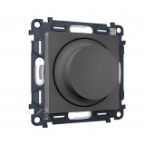 Светорегулятор универсальный 25-600W/LED 5-300W Ambrella Volt ALFA, Графит Мягкое касание