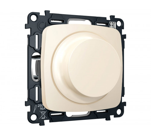 Светорегулятор универсальный 25-600W/LED 5-300W Ambrella Volt OMEGA, Бежевый матовый