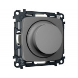 Светорегулятор универсальный 25-600W/LED 5-300W Ambrella Volt OMEGA, Антрацит серый